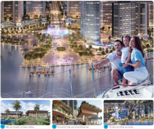 Tiện ích Izumi City: bến du thuyền, Sales Gallery và khu phức hợp ven sông Đồng Nai