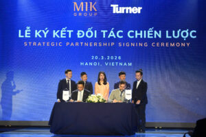 Lễ ký kết đối tác chiến lược giữa MIK Group và Turner ngày 20/3/2026 tại Hà Nội