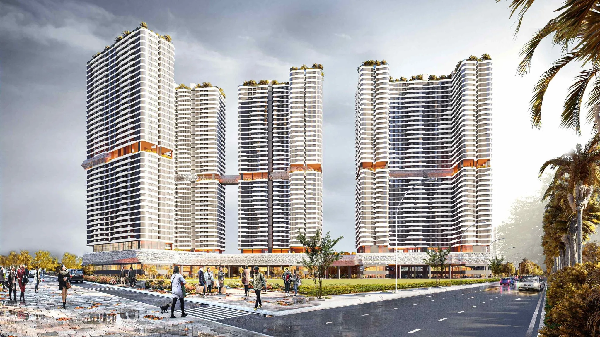 Phối cảnh dự án Norton Park Thuận An do Gamuda Land phát triển